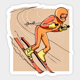 Swift Skiing Sticker